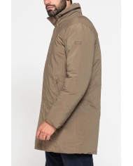 PARKA CON CAPPUCCIO INSERITO NEL COLLO