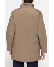 PARKA CON CAPPUCCIO INSERITO NEL COLLO