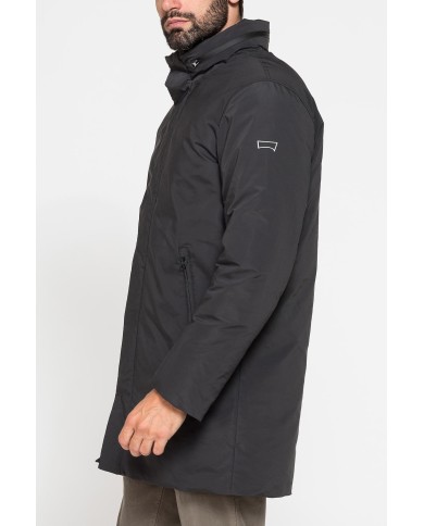 PARKA CON CAPPUCCIO INSERITO NEL COLLO