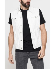 GILET IN DENIM ELASTICIZZATO 12,5 oz. SPINTECH ELASTIC COTONE SULLA PELLE.