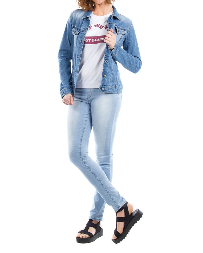 Giubbino in denim Basic style