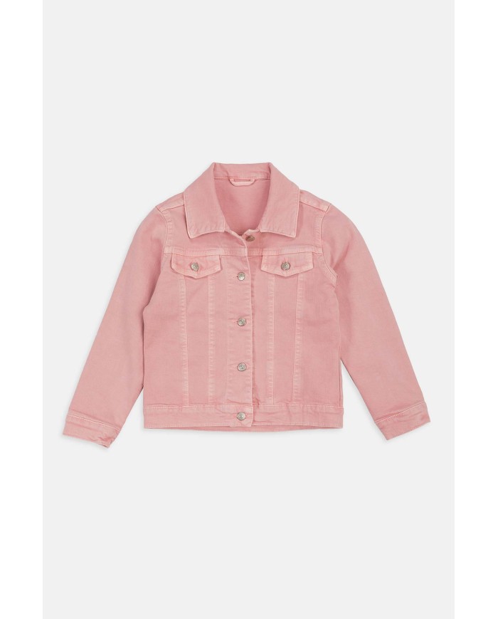 GIUBBINO IN JEANS. Vestibilità regolare.