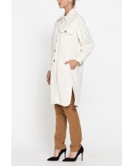 CAPPOTTO LUNGO MORBIDO CON TASCHE FRONTALI