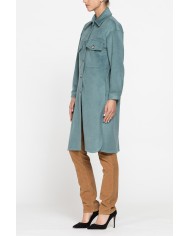 CAPPOTTO LUNGO MORBIDO CON TASCHE FRONTALI