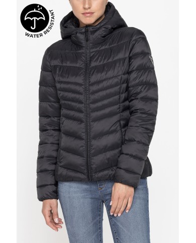 GIUBBOTTO ULTRA LEGGERO RESISTENTE ALL'ACQUA CON CAPPUCCIO