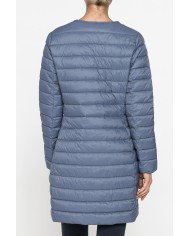 GIUBBINO ULTRALIGHT LUNGO. TESSUTO E IMBOTTITURA RICICLATI. RESISTENTE ALL'ACQUA