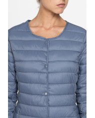 GIUBBINO ULTRALIGHT LUNGO. TESSUTO E IMBOTTITURA RICICLATI. RESISTENTE ALL'ACQUA