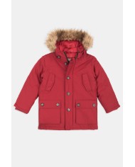 PARKA IN POLIESTERE IMBOTTITO. Vestibilità Regolare.