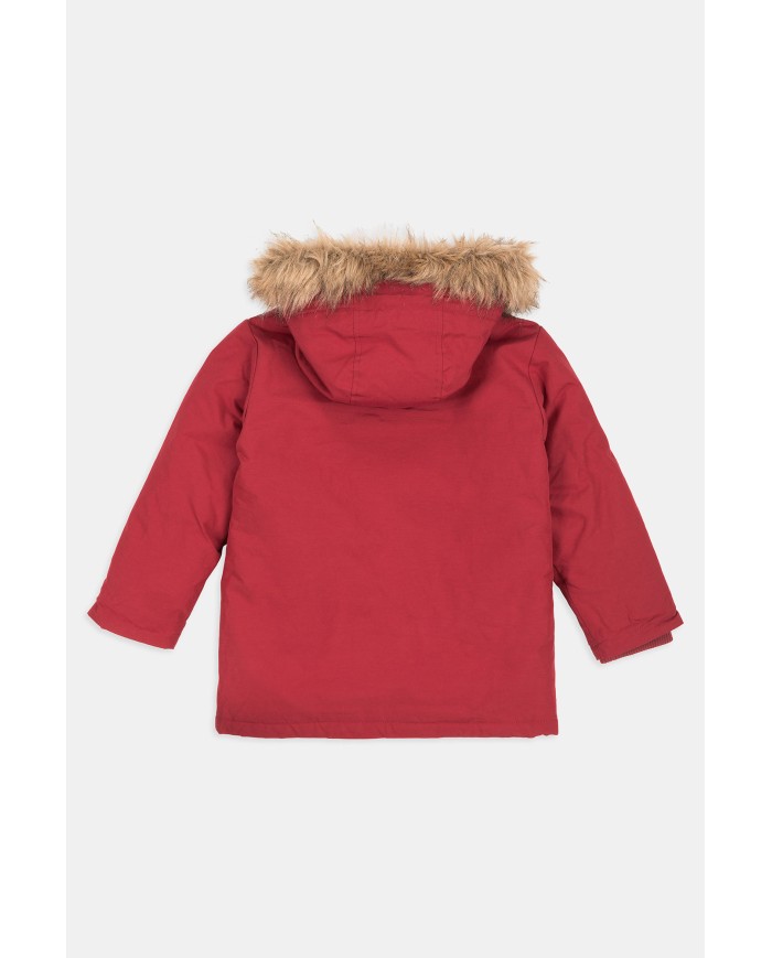 PARKA IN POLIESTERE IMBOTTITO. Vestibilità Regolare.