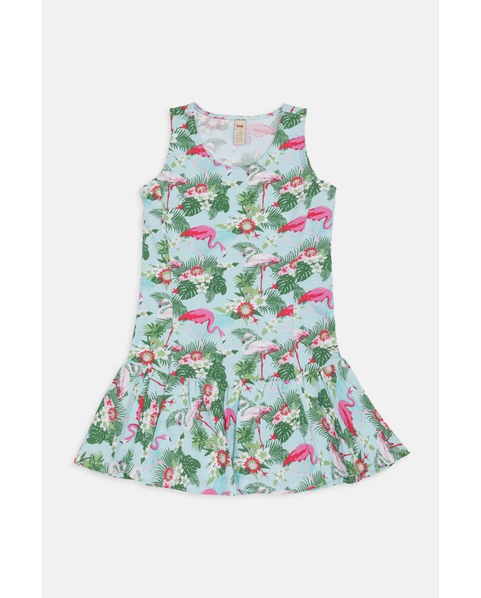 ABITO SMANICATO 100% COTONE. Vestibilità regolare.