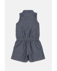 SALOPETTE IN JEANS LEGGERO. Vestibilità regolare.