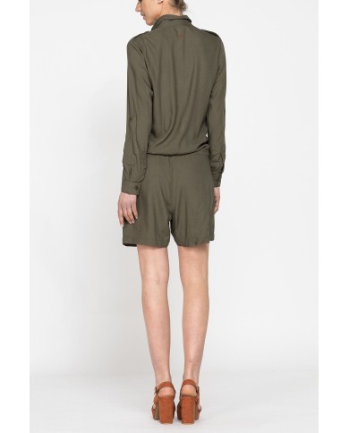 TUTA CORTA IN TESSUTO VISCOSA