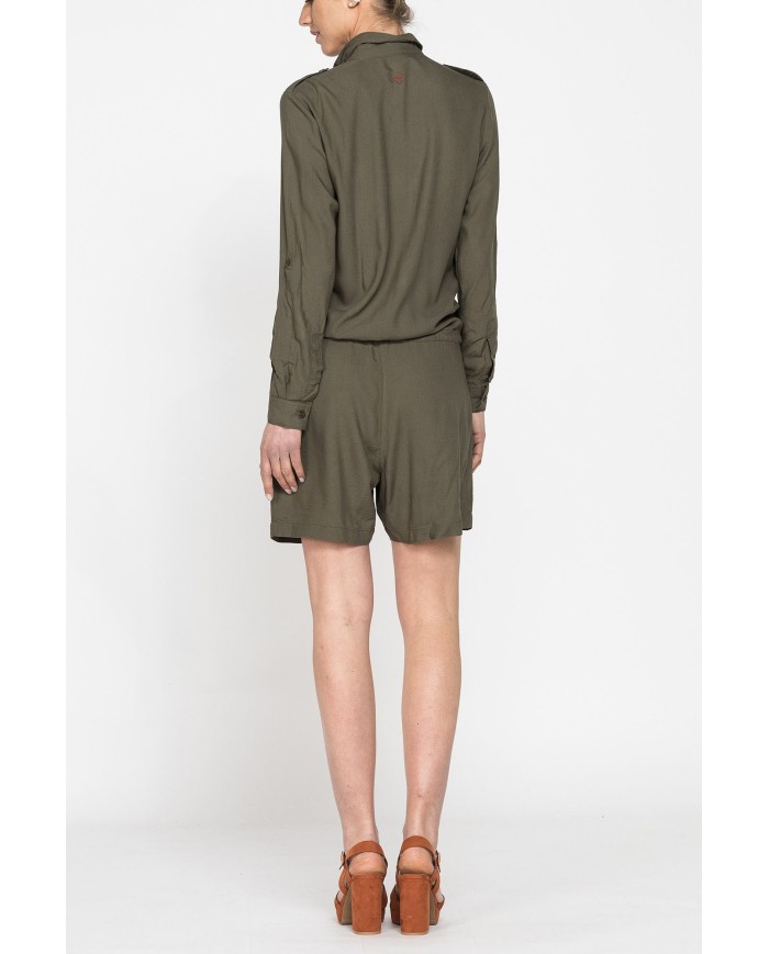 TUTA CORTA IN TESSUTO VISCOSA