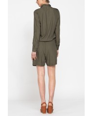 TUTA CORTA IN TESSUTO VISCOSA