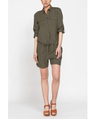 TUTA CORTA IN TESSUTO VISCOSA