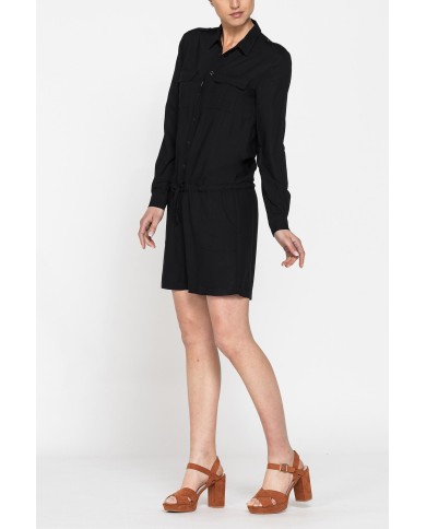 TUTA CORTA IN TESSUTO VISCOSA