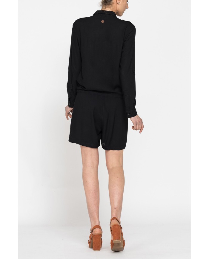 TUTA CORTA IN TESSUTO VISCOSA