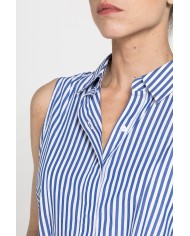 ABITO SENZA MANICHE CON BALZE IN COTONE