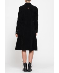 ABITO IN VELLUTO A COSTE STRETCH