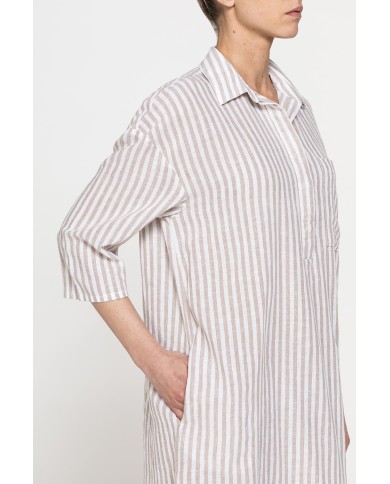 ABITO OVERSIZE FIT MODELLO SERAFINO IN LINO COTONE