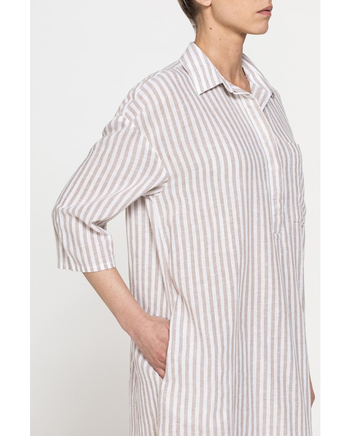 ABITO OVERSIZE FIT MODELLO SERAFINO IN LINO COTONE