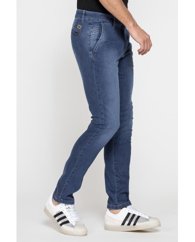 JEANS CHINO MOD. 617 SLIM IN DENIM STRETCH LEGGERO