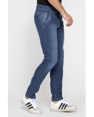 JEANS CHINO MOD. 617 SLIM IN DENIM STRETCH LEGGERO