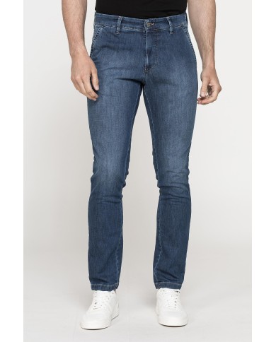 JEANS CHINO MOD. 617 SLIM IN DENIM STRETCH LEGGERO
