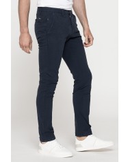 CHINO MOD.617IN TELA LEGGERA ELASTICIZZATA Vita bassa con zip, gamba asciutta. SPINTECH ELASTIC COTONE SULLA PELLE