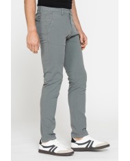 CHINO MOD.617IN TELA LEGGERA ELASTICIZZATA Vita bassa con zip, gamba asciutta. SPINTECH ELASTIC COTONE SULLA PELLE