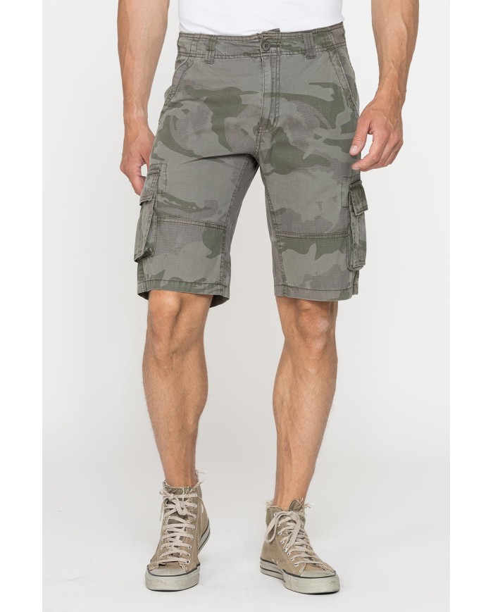 BERMUDA CON TASCONI MOD. 618 IN GABARDINA LEGGERA