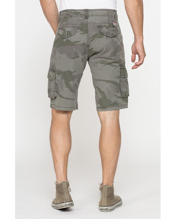 BERMUDA CON TASCONI MOD. 618 IN GABARDINA LEGGERA