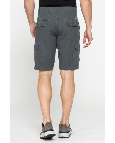 BERMUDA CON TASCONI MOD.618 IN GABARDINA LEGGERA 8oz. Vita regolare con zip, gamba regolare.
