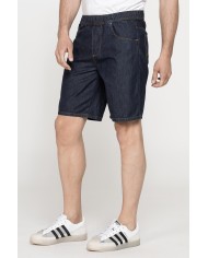 BERMUDA 5 TASCHE IN DENIM CON ELASTICO IN VITA