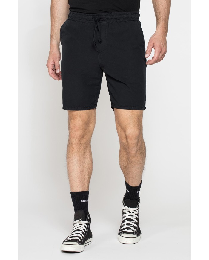 JOGGER BERMUDA MOD.629, IN POPELINE LEGGERO. Vita con elastico e colulisse tasche alla francese.