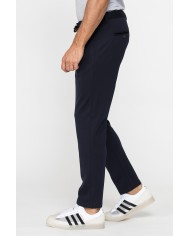 PANTALONE CON ELASTICO IN VITA MOD. 639 IN TESSUTO ELASTICIZZATO