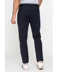 PANTALONE CON ELASTICO IN VITA MOD. 639 IN TESSUTO ELASTICIZZATO