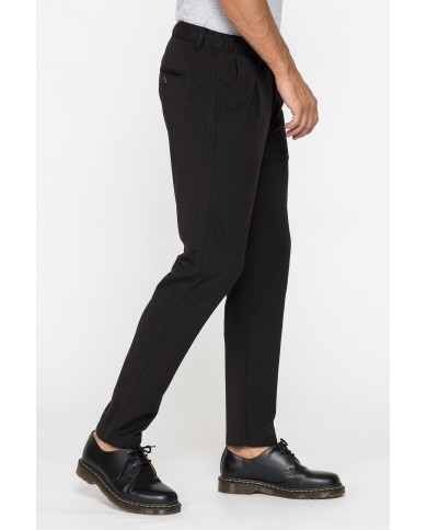 PANTALONE CON ELASTICO IN VITA MOD. 639 IN TESSUTO ELASTICIZZATO