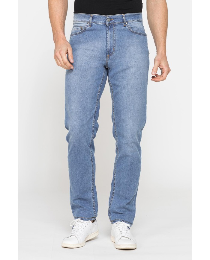 JEANS 5 TASCHE MOD. 700 IN DENIM ELASTICIZZATO 10,5 oz.