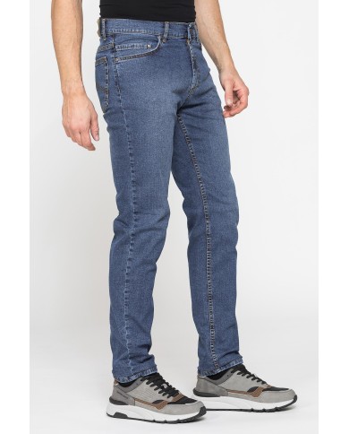 JEANS 5 TASCHE MOD. 700 IN DENIM ELASTICIZZATO 10,5 oz.
