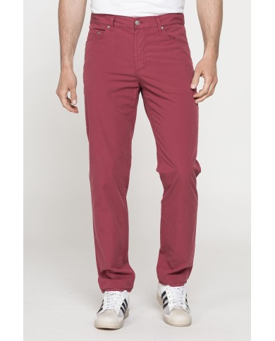 PANTALONE 5TASCHE MOD.700 IN  NUOVO POPELINE DI COTONE Vita regolare con zip,  gamba comoda.