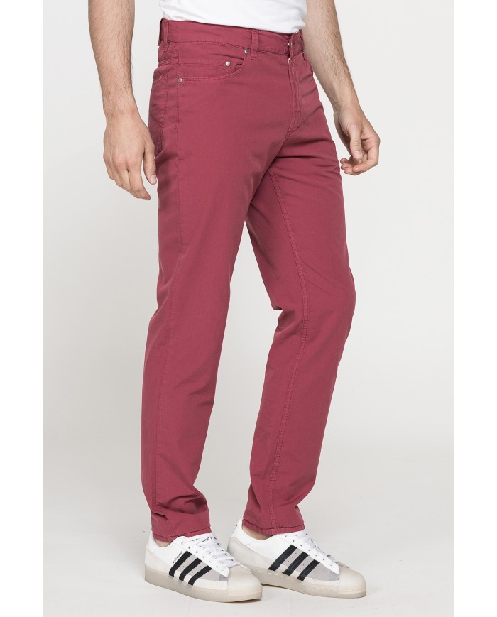 PANTALONE 5TASCHE MOD.700 IN  NUOVO POPELINE DI COTONE Vita regolare con zip,  gamba comoda.
