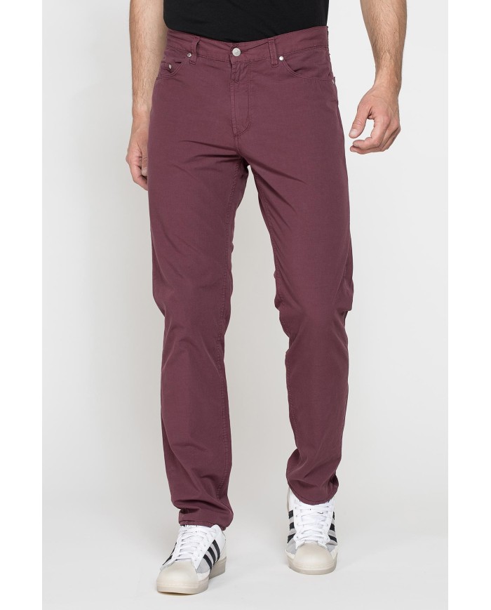 PANTALONE 5TASCHE MOD.700 IN  NUOVO POPELINE DI COTONE Vita regolare con zip,  gamba comoda.