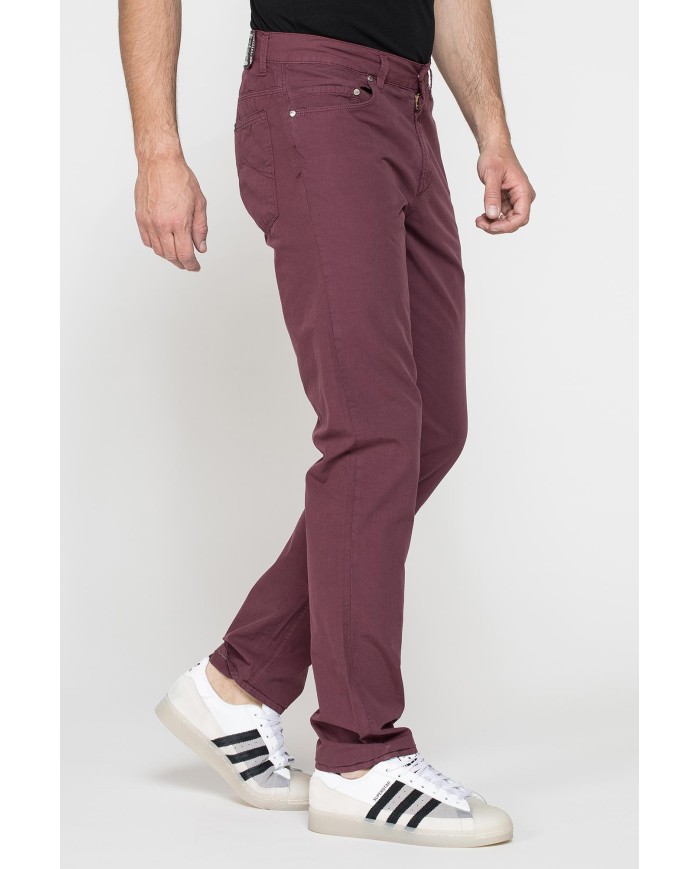 PANTALONE 5TASCHE MOD.700 IN  NUOVO POPELINE DI COTONE Vita regolare con zip,  gamba comoda.
