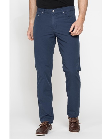 PANTALONE 5TASCHE MOD.700 IN  NUOVO POPELINE DI COTONE Vita regolare con zip,  gamba comoda.