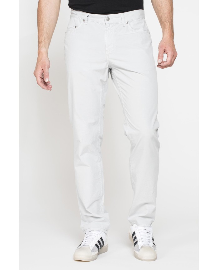 PANTALONE 5TASCHE MOD.700 IN  NUOVO POPELINE DI COTONE Vita regolare con zip,  gamba comoda.