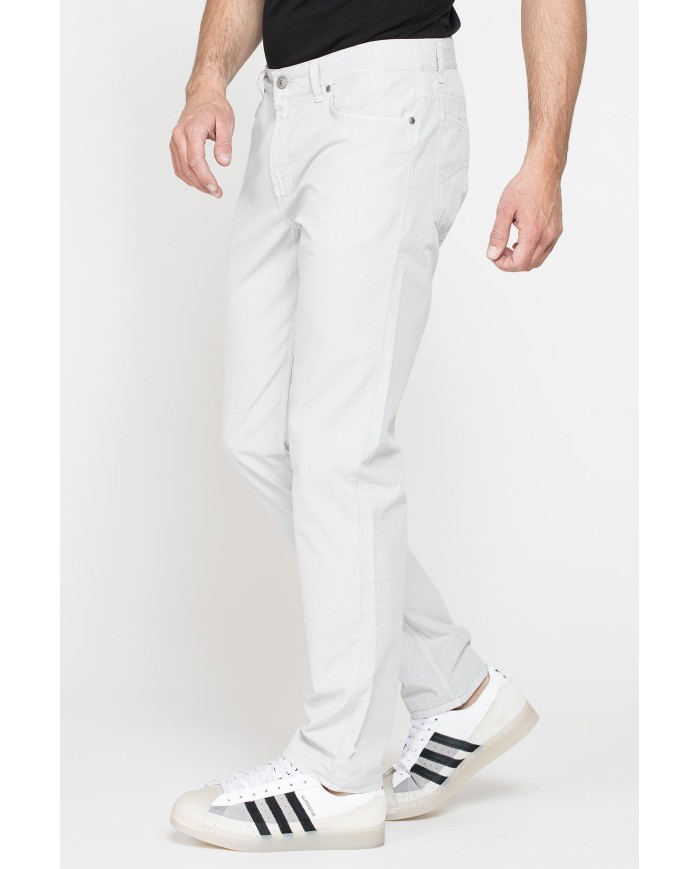 PANTALONE 5TASCHE MOD.700 IN  NUOVO POPELINE DI COTONE Vita regolare con zip,  gamba comoda.