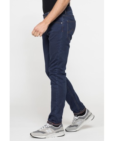 NUOVO JEANS THERMIC SLIM FIT FELPATO ALL'INTERNO