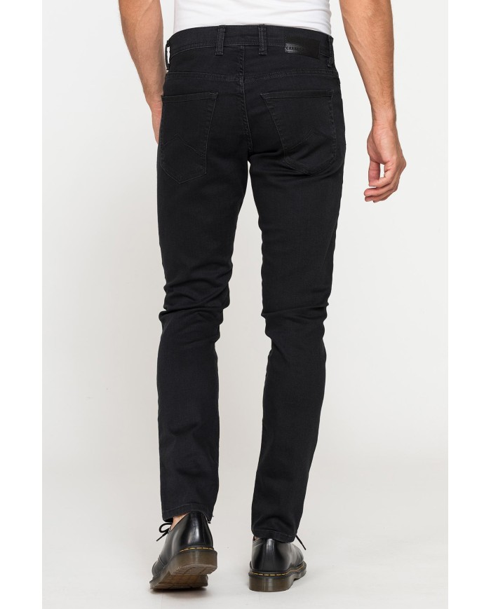 BLACK JEANS MOD. 717 SLIM IN DENIM ELASTICIZZATO 11 oz.