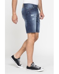 5 TASCHE MOD. 721 IN JEANS ELASTICIZZATO LEGGERO. Vita regolare con zip, gamba regolare.